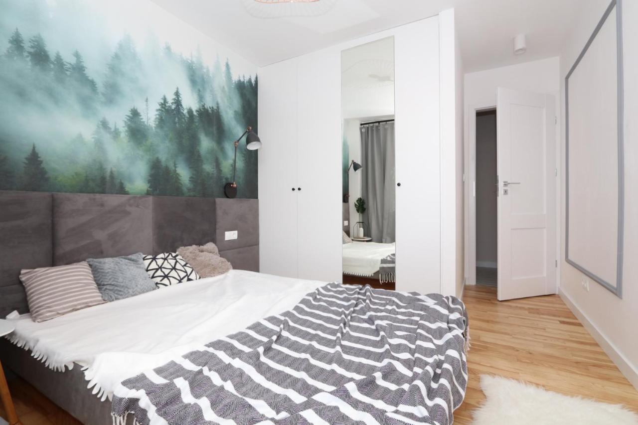 Romaszewskiego Zoliborz Bedroom Pokoj Metro Warschau Buitenkant foto