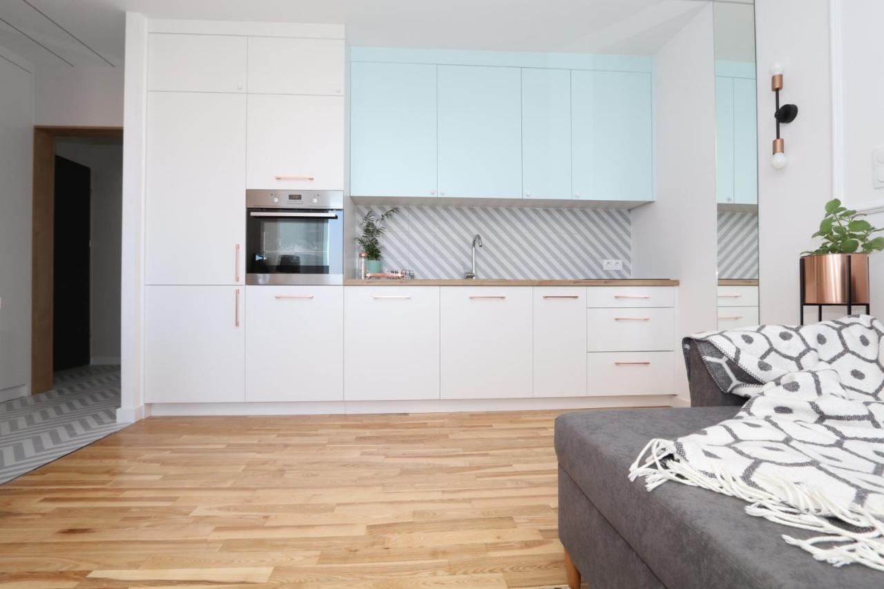Romaszewskiego Zoliborz Bedroom Pokoj Metro Warschau Buitenkant foto