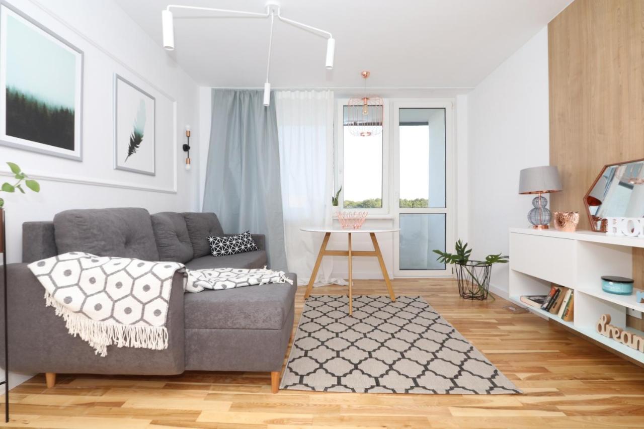 Romaszewskiego Zoliborz Bedroom Pokoj Metro Warschau Buitenkant foto