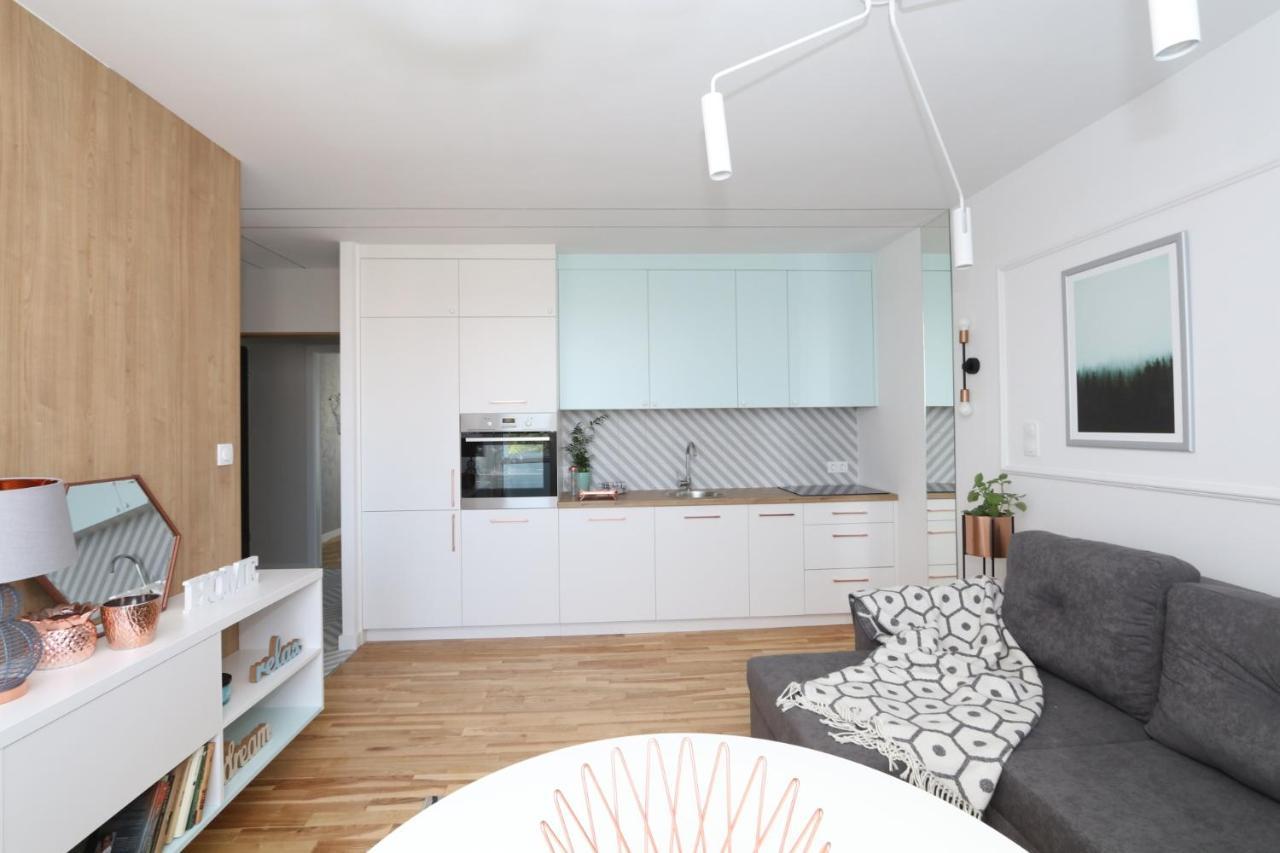 Romaszewskiego Zoliborz Bedroom Pokoj Metro Warschau Buitenkant foto